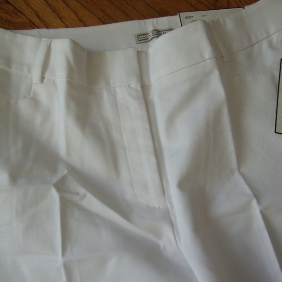 Dana Buchman White Ankle Pants Size 12 NWT - Picture 6 of 8